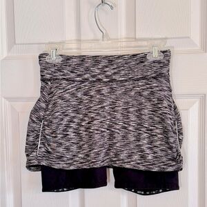 Athleta Ruched Pickleball Tennis Skirt Activewear No Slip Legs Shorts Size XS